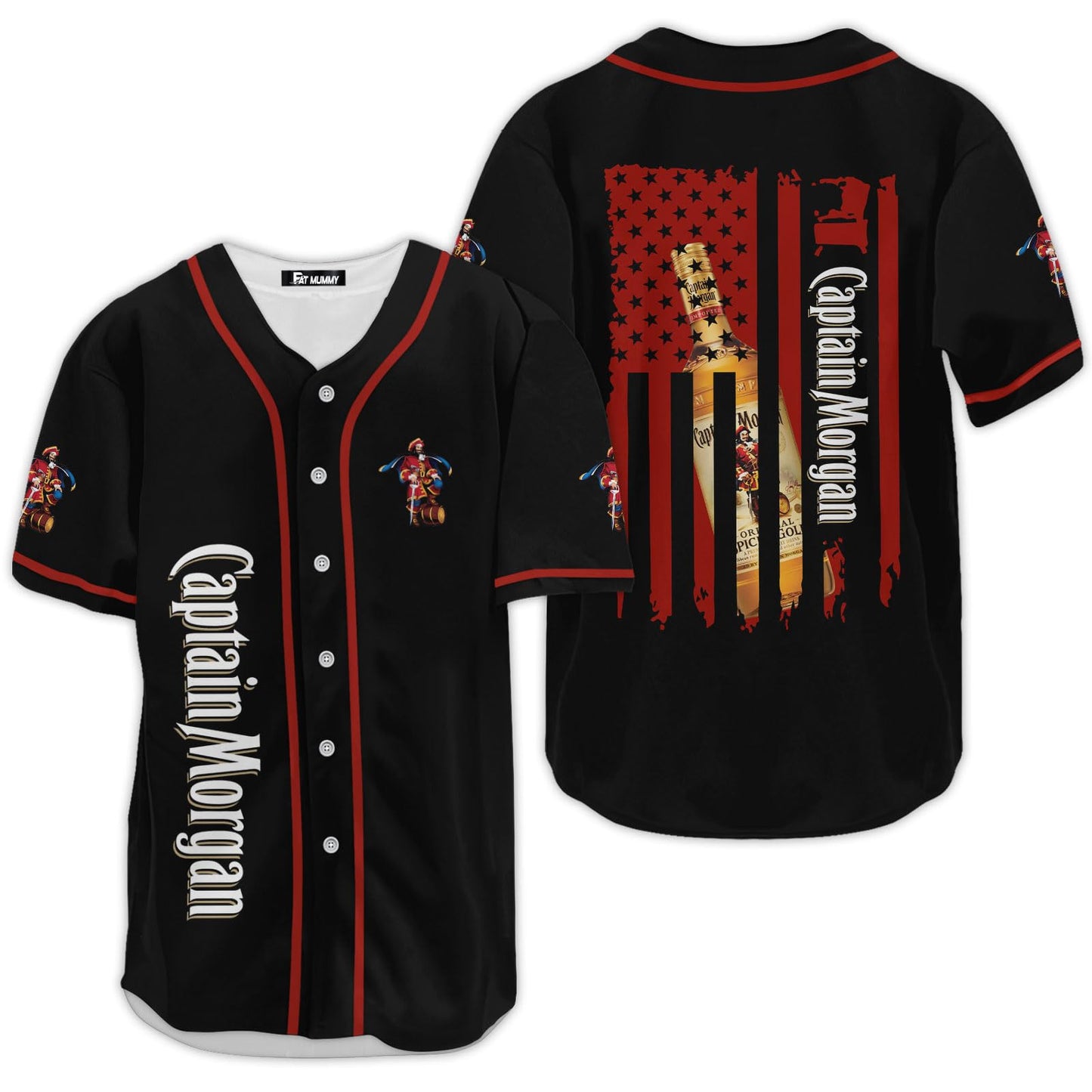 Captain Fan Baseball Jersey, Captain Baseball Jersey Shirt for Women Men, Captain Lover Baseball Shirt