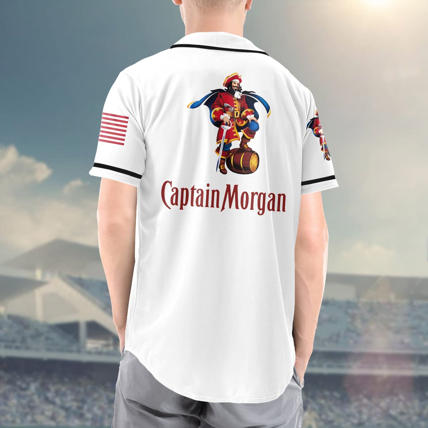 Captain Fan Baseball Jersey, Captain Baseball Jersey Shirt for Women Men, Captain Lover Baseball Shirt